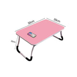 NNEAGS Pink Portable Bed Table Adjustable Foldable Bed Sofa Study Table Laptop Mini Desk Breakfast Tray Home Decor