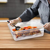 NNEAGS 150mm Clear Gastronorm GN Pan 1/2 Food Tray Storage Bundle of 4