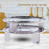 NNEAGS 50L Stainless Steel Stock Pot with One Steamer Rack Insert Stockpot Tray