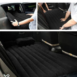 NNEAGS 2X Inflatable Car Mattress Portable Travel Camping Air Bed Rest Sleeping Bed Black