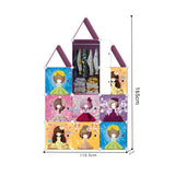 NNEAGS 10 Cubes DIY Princess Design Portable Wardrobe Divide-Grid Modular Storage Organiser Foldable Closet