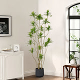 NNEAGS 2X 190cm Lily Bamboo Plant Tree Living Room Artificial Plant Home Accent Decoration