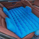 NNEAGS Blue Ripple Inflatable Car Mattress Portable Camping Air Bed Travel Sleeping Kit Essentials