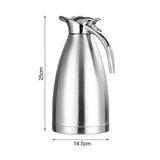 NNEAGS 1.5L Silver Color 3-Layer Inner Stainless Steel, Vacuum Insulated and Outer Stainless Steel Thermal Flask