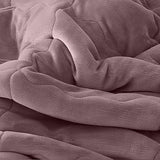 NNEAGS Light Purple Throw Blanket Warm Cozy Double Sided Thick Flannel Coverlet Fleece Bed Sofa Comforter