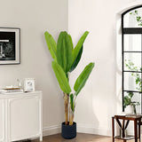 NNEAGS 2X 160cm Banna Plant Bird of Paradise Tree Artificial Plant Home Accent Decor