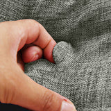 NNEAGS 2X 120cm Grey Triangular Wedge Bed Pillow Headboard Backrest Bedside Tatami Cushion Home Decor