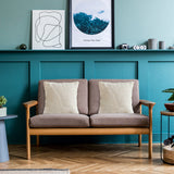 NNEAGS 50cm Beige Internet Celebrity 3D Arched Raised Pattern Throw Pillow