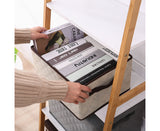 NNEAGS 2X Small Beige Non-Woven Diamond Quilt Grid Fabric Storage/ Organizer Box