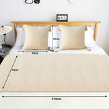NNEAGS 1.5m Bed Vintage Scarf Runner Bedding Tail Pad Flag For Home Hotel Set of 3
