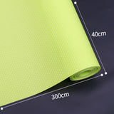 NNEAGS 40x300cm Green Kitchen Shelf Drawer Cabinet Multi Use Liner Non Slip Mat