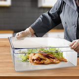 NNEAGS 200mm Clear Gastronorm GN Pan 1/1 Food Tray Storage Bundle of 2
