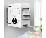 NNEAGS 2X 160mm Wall-Mounted Clothes Line Dry Rack Retractable Space-Saving Foldable Hanger White