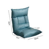 NNEAGS 2X Green Lounge Recliner Lazy Sofa Bed Tatami Cushion Collapsible Backrest Seat Home Office Decor