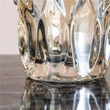 NNEAGS 29cm Glass Clear Vase Crystal VASE Thick Modern Home Decor