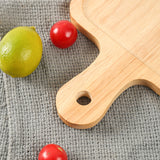 NNEAGS 2X 40cm Rectangle Premium Wooden Oak Food Serving Tray Charcuterie Board Paddle Home Decor