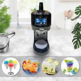 NNEAGS 300 Watts Electric Ice Shaver Automatic Crusher Slicer Commercial Machine 70kgs/h Black