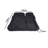 NNEAGS 2X Black Inflatable Car Boot Mattress Portable Camping Air Bed Travel Sleeping Essentials