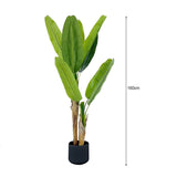 NNEAGS 160cm Banna Plant Bird of Paradise Tree Artificial Plant Home Accent Decor