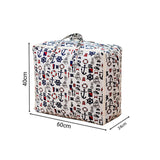 NNEAGS Nautical Icons Large Storage Luggage Bag Double Zipper Foldable Travel Organiser Essentials