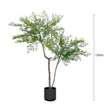 NNEAGS 2X 120cm Nandina Heavenly Bamboo Tree Artificial Plant Home Accent Decor