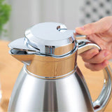 NNEAGS 2X 2.3L Stainless Steel Kettle Insulated Vacuum Flask Water Coffee Jug Thermal