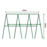 NNEAGS 120cm Plant Frame Tube Trellis Vegetable Flower Herbs Outdoor Vine Support Adjustable Garden Rack