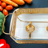 NNEAGS 2L Lace Dining Stove Cooking Appliance with Gold Color Kitchen Essential