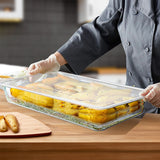 NNEAGS 150mm Clear Gastronorm GN Pan 1/1 Food Tray Storage Bundle of 2 with Lid