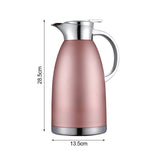 NNEAGS 2.3L Rose Color 3-Layer Vacuum Insulated Stainless Steel Flask  Ideal for Home and office Office