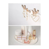 NNEAGS 2X White Antler LED Light Makeup Mirror Tabletop Vanity Home Decor