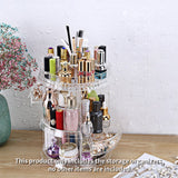 NNEAGS 2X 360 Degree Rotating Makeup Organiser Cosmetics Holder Display Stand Skincare Home Decor