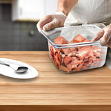 NNEAGS 150mm Clear Gastronorm GN Pan 1/6 Food Tray Storage