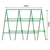 NNEAGS 150X120cm Plant Frame Tube Trellis Vegetable Flower Herbs Outdoor Vine Support Adjustable Garden Rack