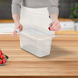 NNEAGS 150mm Clear Gastronorm GN Pan 1/3 Food Tray Storage