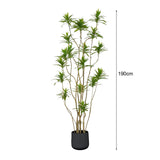NNEAGS 2X 190cm Lily Bamboo Plant Tree Living Room Artificial Plant Home Accent Decoration