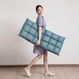 NNEAGS 4X Green Lounge Floor Recliner Adjustable Gaming Sofa Bed Foldable Indoor Outdoor Backrest Seat Home Office Decor