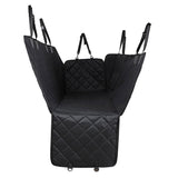 NNEAGS 600D Oxford Cloth Waterproof Dog Car Cover Back Seat Protector Hammock Non-Slip Pet Mat Black
