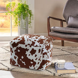 NNEAGS 55x35cm Squared Soft Pouffe Seat Cushion Elegant Home Accent D?cor Stylish Footstool