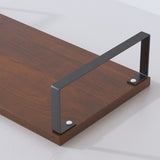 NNEAGS 40cm Black Computer Monitor Heightening Stand Desktop Support Station Rack