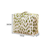 NNEAGS 2X Green Pine Tree  Medium Storage Luggage Bag Double Zipper Foldable Travel Organiser Essentials