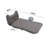 NNEAGS Grey Honeycomb Inflatable Car Mattress Portable Camping Air Bed Travel Sleeping Kit Essentials