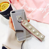 NNEAGS Luxury Fashionable Durable Silver Mirror Back iPhone Case 7