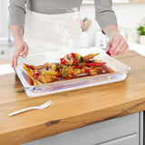 NNEAGS 65mm Clear Gastronorm GN Pan 1/1 Food Tray Storage