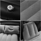 NNEAGS Portable Camping Car Set Inflatable Air Bed Mattress Storage Organizer Handheld Vacuum Blue
