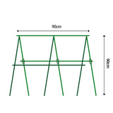 NNEAGS 90cm Plant Frame Tube Trellis Vegetable Flower Herbs Outdoor Vine Support Adjustable Garden Rack