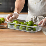 NNEAGS 65mm Clear Gastronorm GN Pan 1/3 Food Tray Storage