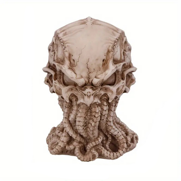 NNETM Mythological Resin Statue - Octopus Head Skull