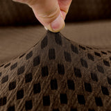 NNEAGS 2-Seater Coffee Sofa Cover with Ruffled Skirt Couch Protector High Stretch Lounge Slipcover Home Decor