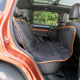 NNEAGS 2X 600D Oxford Cloth Waterproof Dog Car Cover Back Seat Protector Hammock Pet Mat Black